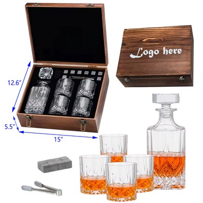 Whiskey Decanter Set by Royal Reserve