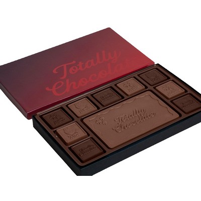 19-Piece Chocolate Ensemble Gift Set with Classic Custom Packaging